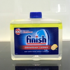 Nước vệ sinh máy rửa chén  Finish 250ml - hương chanh