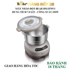 Máy nhào bột 7 lít Bear DM-B70V1 250W quốc tế