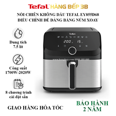 Nồi chiên không dầu Tefal 7.5 lít EY855D68