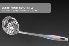 Muôi vá thủng inox Sunhouse KS-SL290I