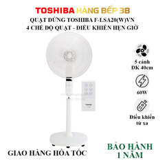 Quạt đứng có remote Toshiba F-LSA20VN -Xám/Trắng