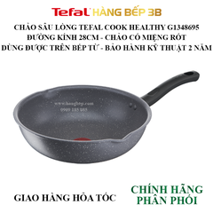 Chảo sâu lòng Tefal Cook Healthy 28cm G1348695