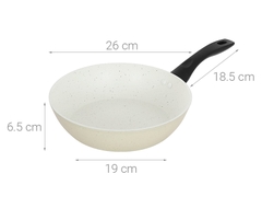 Chảo sâu lòng chống dính vân đá Green Cook 26cm GCP226-26IH