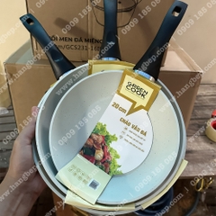Chảo sâu lòng chống dính vân đá Green Cook 26cm GCP226-26IH