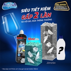 Gel rửa chén Sofish chai 700ml