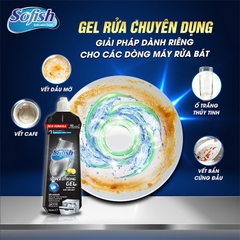 Gel rửa chén Sofish chai 700ml