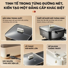 Nồi lẩu nướng đa năng Bear GR-5H22R83