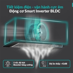 Máy hút mùi âm tủ GrandX GX H70F79G