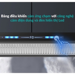 Máy hút mùi âm tủ GrandX Optima GX H70F75G tự động mở cửa