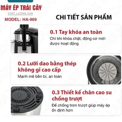 Máy ép trái cây Ladomax HA-969