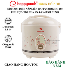 Nồi cơm điện Happycook 1.8 lít HC-180