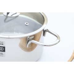 Bộ nồi inox 3 đáy Happycook Delux HC06DLG