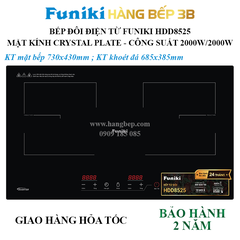 Bếp đôi điện từ Inverter Funiki HDD8525