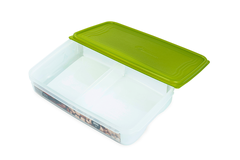 Hộp bảo quản thực phẩm khô Bizone 800ml KB-DR800P2 - có ngăn chia