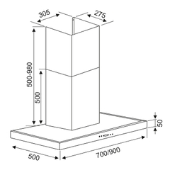 Máy hút mùi Kocher K-225C PRO (90cm)