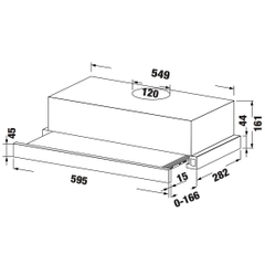 Máy hút mùi âm tủ Kaff KF-TL60SH