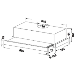 Máy hút mùi âm tủ Kaff KF-TL70SH