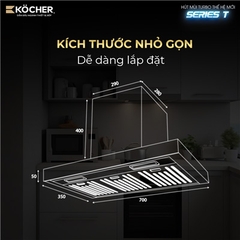 Máy hút mùi chữ T Kocher TURBO T