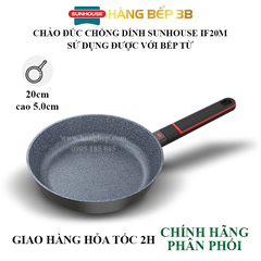 Chảo vân đá Full Induction Infinity Sunhouse 20cm IF20M