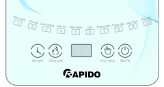 Bình đun nấu đa năng Rapido RMK0818-S 1.8 lít 800W