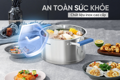 Bộ nồi inox 5 đáy Sunhouse SHG2025