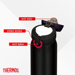 Bình giữ nhiệt Thermos JNL - 752 MTBK 750ml đen nhám
