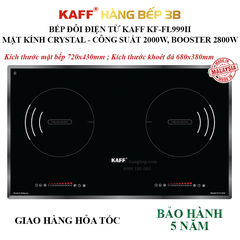Bếp đôi điện từ Inverter Kaff KF-FL999II