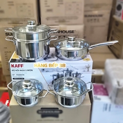 Bộ nồi chảo inox Kaff KF-P05MST