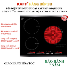 Bếp ba điện từ hồng ngoại Inverter Kaff KF-S48QH Plus