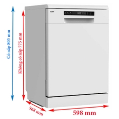 Máy rửa chén Kaff KF-SBL775W New Plus