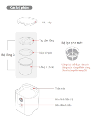 Máy làm sữa chua Kuvings KGC-712CB- Sản xuất Hàn Quốc