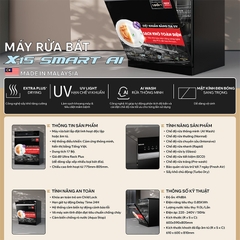 Máy rửa chén Kocher X15 SMART AI