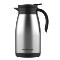 Bình giữ nhiệt pha trà 1.4L Inox 304 Sunhouse KS-TH1400TI