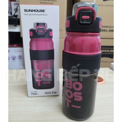 Bình giữ nhiệt Sunhouse Double Boost 750ml KS-TU750BR