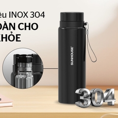 Bình giữ nhiệt Sunhouse Flexi 850ml KS-TU850FB