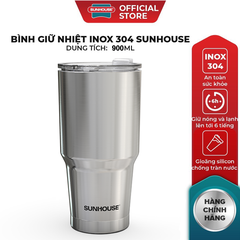 Bình giữ nhiệt Inox 304 Sunhouse 900ml KS-TU900I