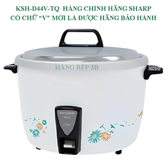 Nồi cơm điện nắp rời Sharp 3.8 lít KSH-D44V (giao màu ngẫu nhiên)