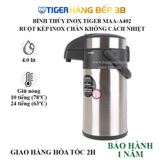 Bình thủy Tiger 4 lít MAA-A402