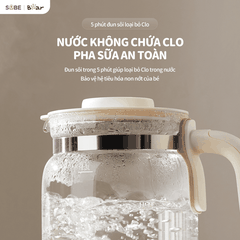 Máy đun nước hâm sữa Bear 1.3 lít WW-4H12W