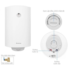Máy nước nóng gián tiếp 100 lít Ariston PRO R 100 V 2.5 FE