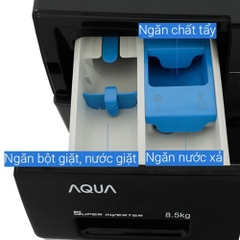 Máy giặt cửa trước Inverter Aqua 8.5kg AQD-A852J.BK