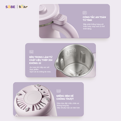 Máy làm sữa hạt Bear 600ml SB-SH06D