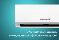 Máy lạnh 2HP Sunhouse SHR-AW18C410