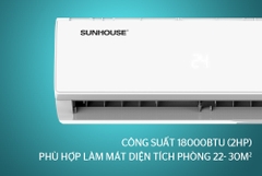 Máy lạnh Sunhouse Inverter 2.0HP SHR-AW18IC610