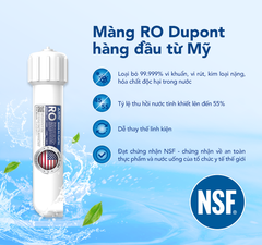 Máy lọc nước RO nóng lạnh Hòa Phát HPN668