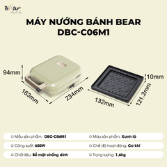 Máy làm bánh hotdog Bear DBC-C06M1