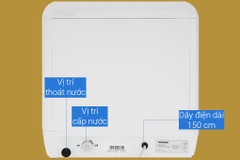 Máy rửa chén mini Toshiba DWS-22AVN D 730W