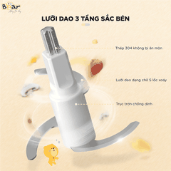 Máy xay ăm dặm Bear 0.6 lít GR-B06V1