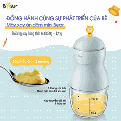 Máy xay thịt Bear 0.3 lít GR-B03V2 (3 lưỡi dao)