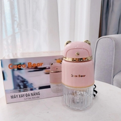 Máy xay ăn dặm 8 lưỡi Coco Bear PY-888 (màu hồng)